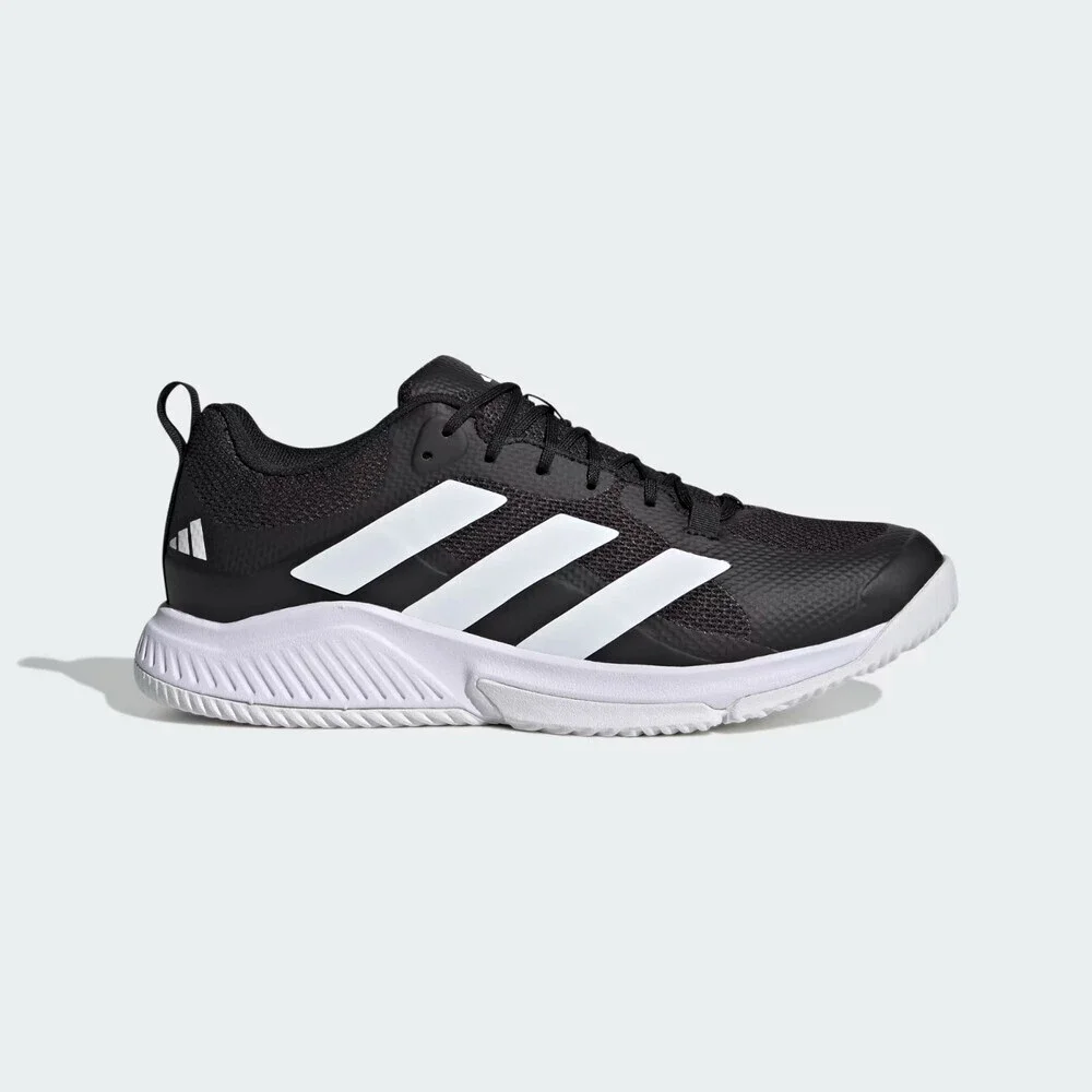 Adidas Court Team Bounce 2.0 HR0609 Men 13D Black White Volleyball Shoes GAL1468